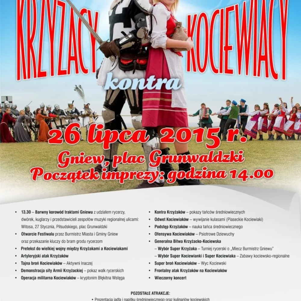 Kociewsko-krzyżackie potyczki ponownie w Gniewie