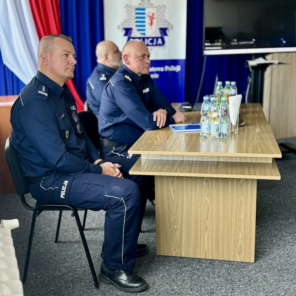 Odprawa roczna tczewskich policjantów