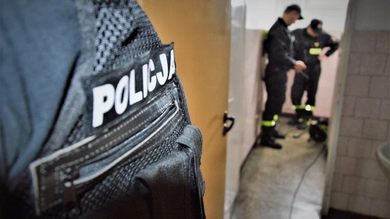 Bomba na komendzie. Policjanci sprawdzali swoje możliwości