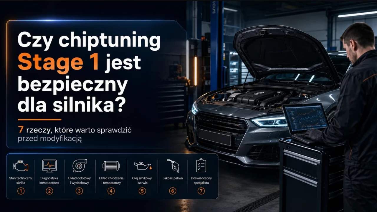 Czy chiptuning Stage 1 jest bezpieczny dla silnika? 7 rzeczy, które warto sprawdzić przed modyfikacją