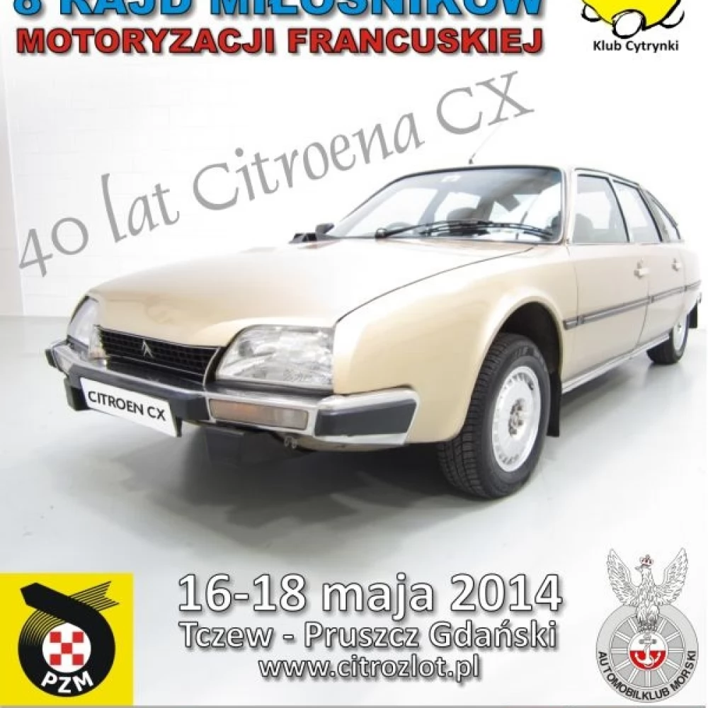 Zlot citroenów - 17. maja francuskie auta wystartują z Tczewa