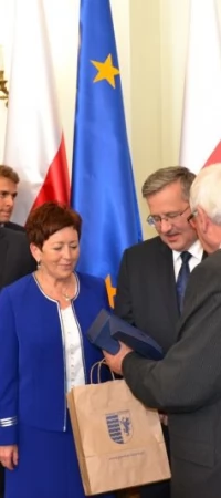 To już druga wizyta władz powiatu w Pałacu Prezydenckim