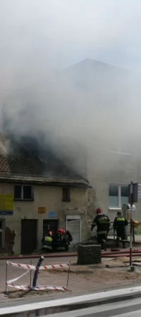 Pożar w tym budynku w maju br.