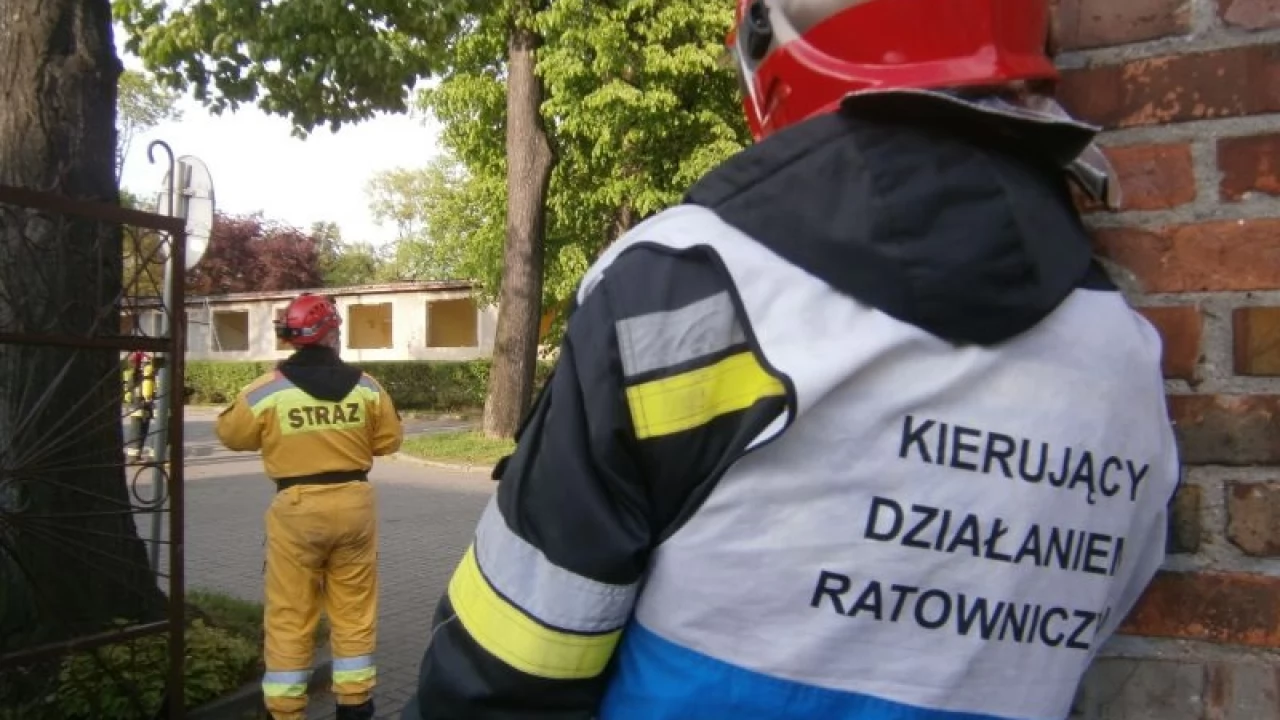 "Wybuch gazu - są zabici i ranni" - na szczęście to tylko strażackie ćwiczenia w ratuszu