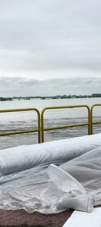 W 2010 roku brzeg Wisły zabezpieczali strażacy
