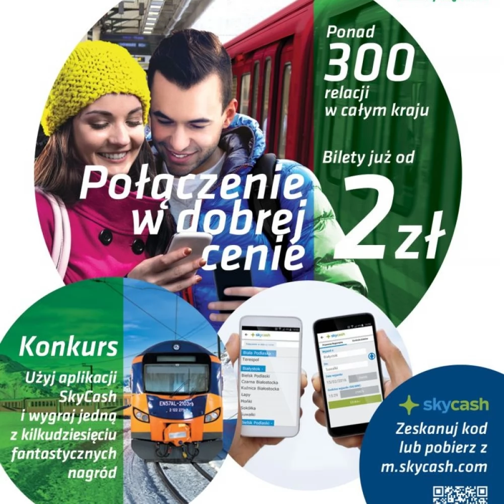 Podróż pociągiem już za 2 złote