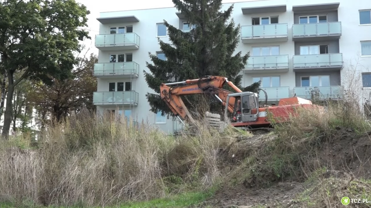 Trwa budowa kanalizacji dla nowego osiedla
