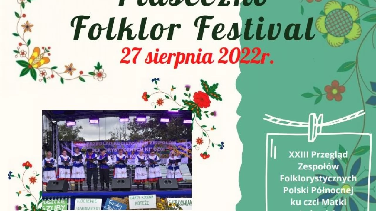 Piaseczno Folklor Festiwal 2022 już w sobotę