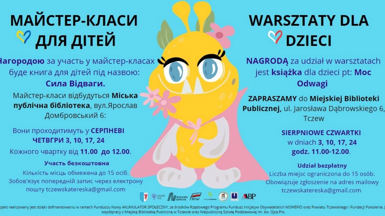 Weź udział w BEZPŁATNYCH warsztatach i ODBIERZ książkę "Moc Odwagi"