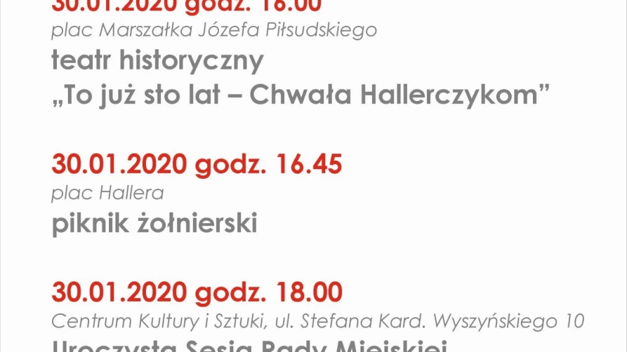 Stulecie odzyskania niepodległości w Tczewie