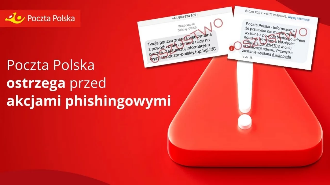 Poczta Polska ostrzega przed akcjami phishingowymi