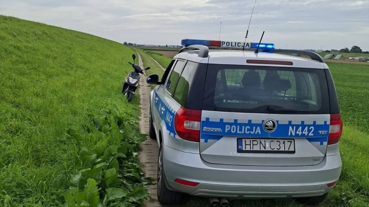 Trzy promile alkoholu i skuterem ruszył w drogę. 40-latek odpowie przed sądem