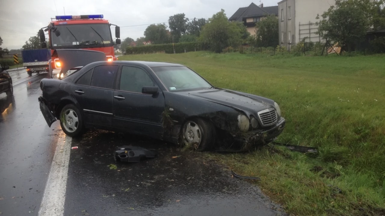 Utrudnienia na dk 91 - w wypadku ranna jedna osoba