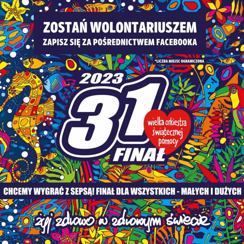 31 finał WOŚP - możesz zostać wolontariuszem