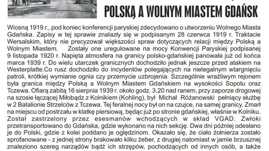 Tablica takiej treści stanie w miejscu pamięci