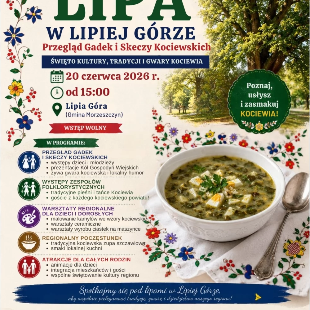 Lipia Góra ponownie stanie się stolicą kociewskiego humoru, tradycji i dobrej zabawy