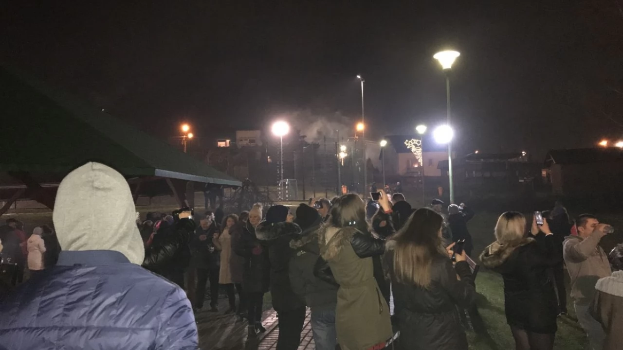 Mieszkańcy osiedla Witosa wspólnie witali Nowy Rok