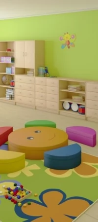 Wizualizacja jednej z sal dla maluchów