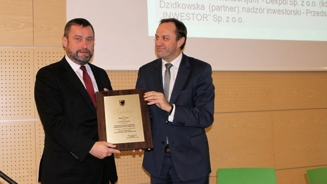 Zintegrowany Węzeł Transportowy w Tczewie wyróżniony przez marszałka
