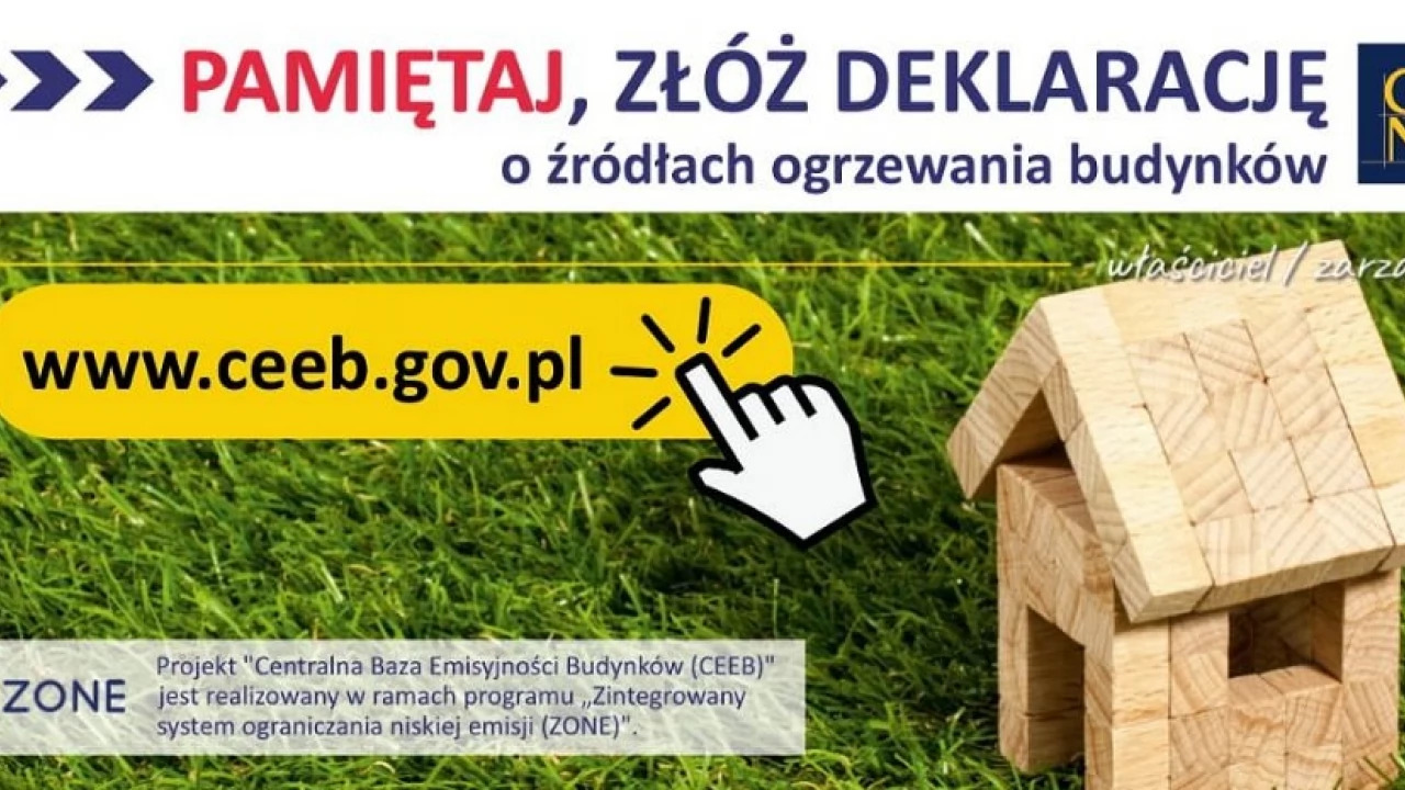 30 czerwca mija termin złożenia deklaracji dot. źródła ciepła!