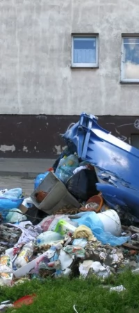 Z takim widokiem przez tydzień "oswajali" się mieszkańcy