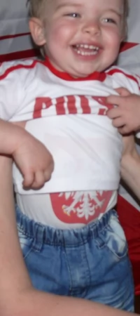 ...i w mieszkaniach - na zdjęciu 2-letni Jaś