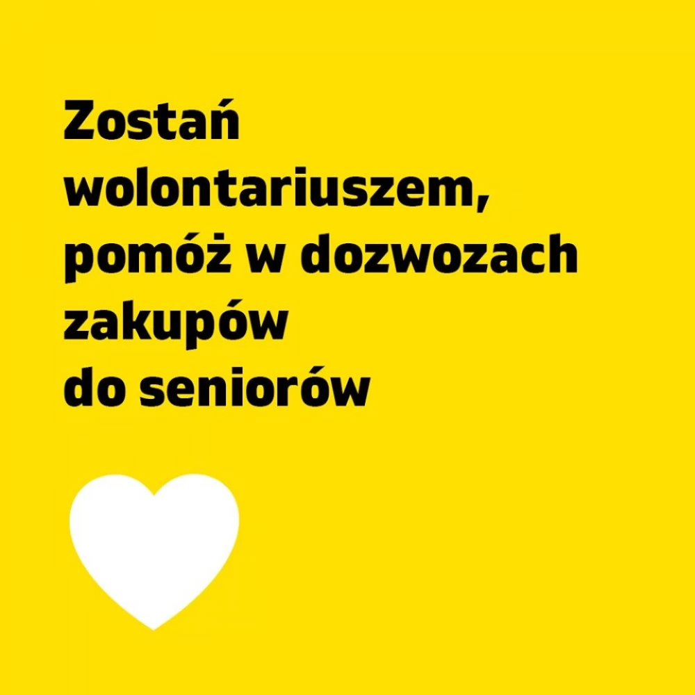 Jeździsz na rowerze? Poszukują wolontariuszy, którzy dowiozą zakupy