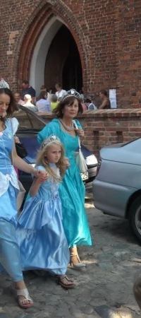 Procesja księżniczek w Gniewie