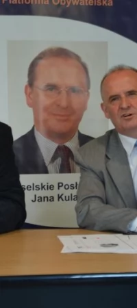 Od prawej - Jan Kulas i Roman Kucharski
