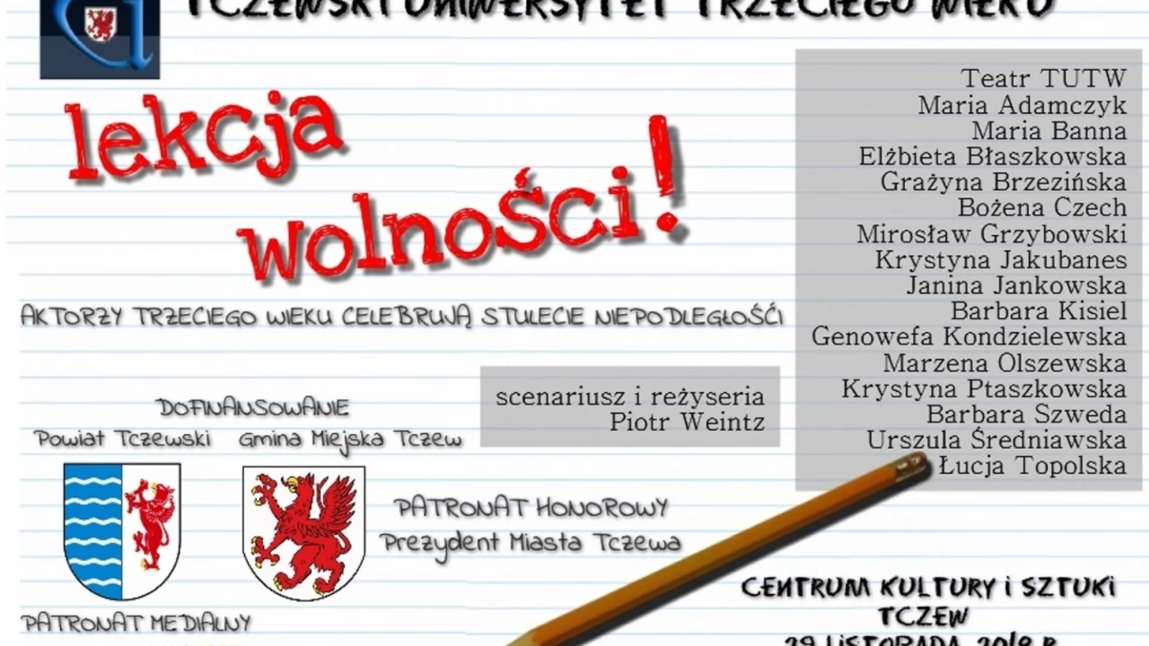 Aktorzy Trzeciego Wieku celebrują stulecie Niepodległości