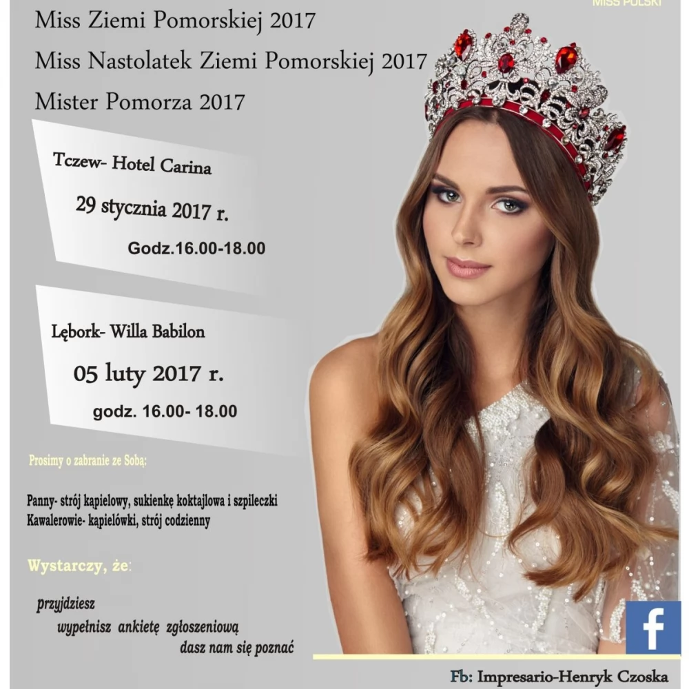 Chcesz zostać Miss? Wybierz się na casting