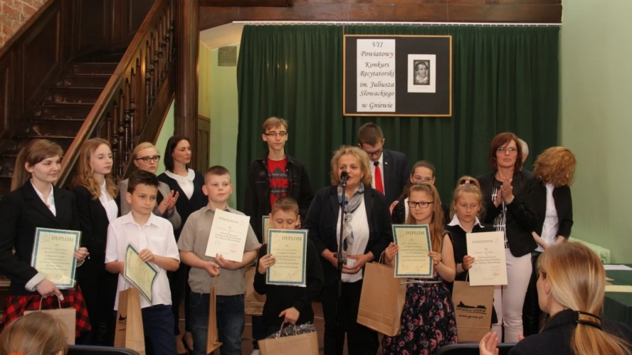 VII Powiatowy Konkurs Recytatorski im. Juliusza Słowackiego w Gniewie