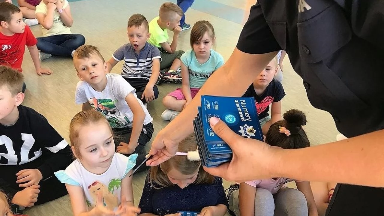 "Uczę się bezpieczeństwa". Policyjna akcja z najmłodszymi