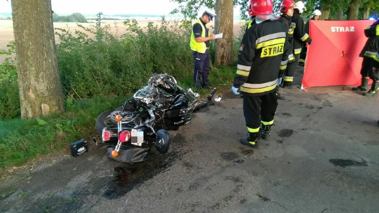 Tragedia na lokalnej drodze. Nie żyje motocyklista