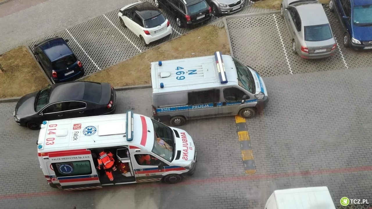 Domowa awantura na Bajkowym. Interweniowało pogotowie i policja