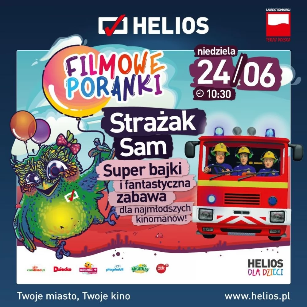 Filmowe Poranki- Strażak Sam cz. 1!