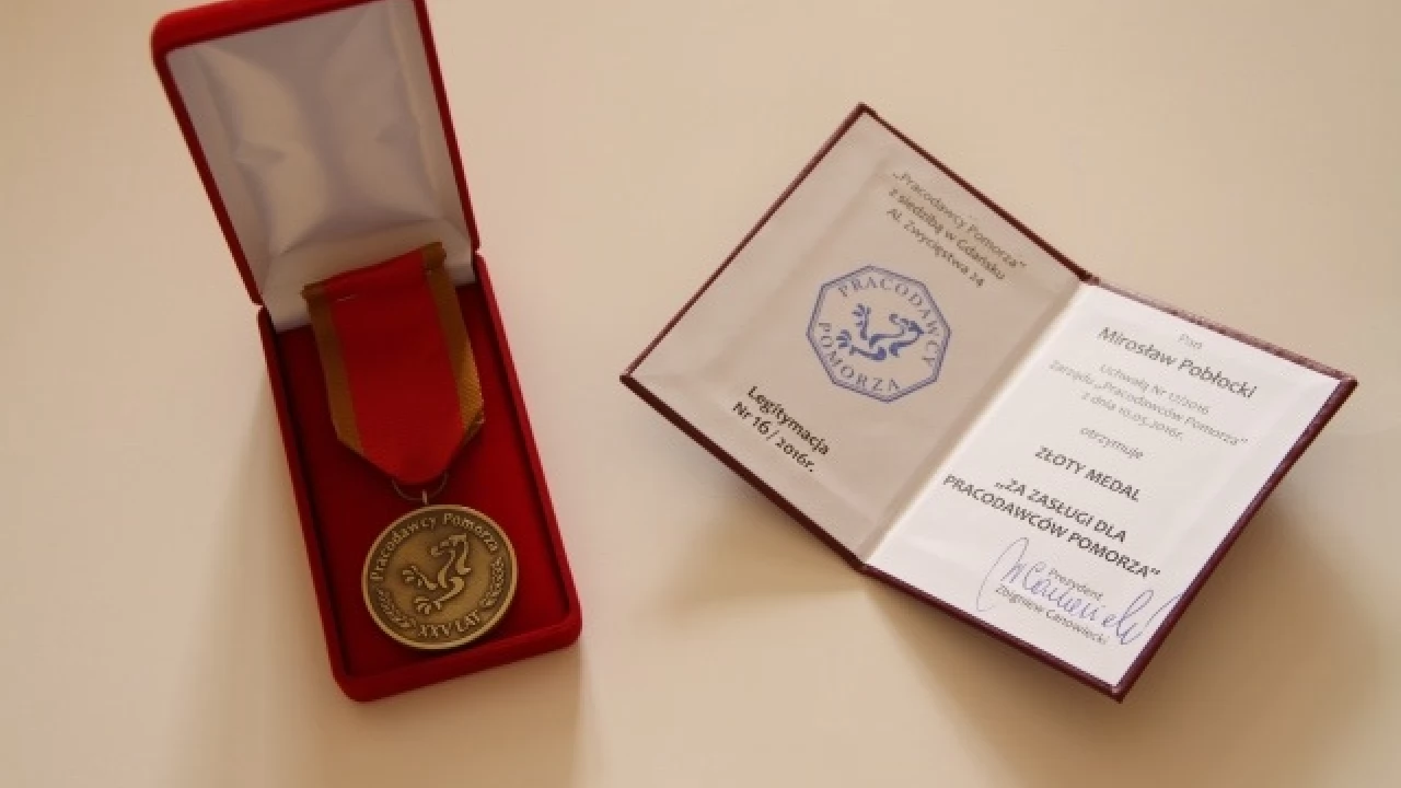 Medale od pracodawców dla samorządowców. Prezydent Tczewa ze złotym