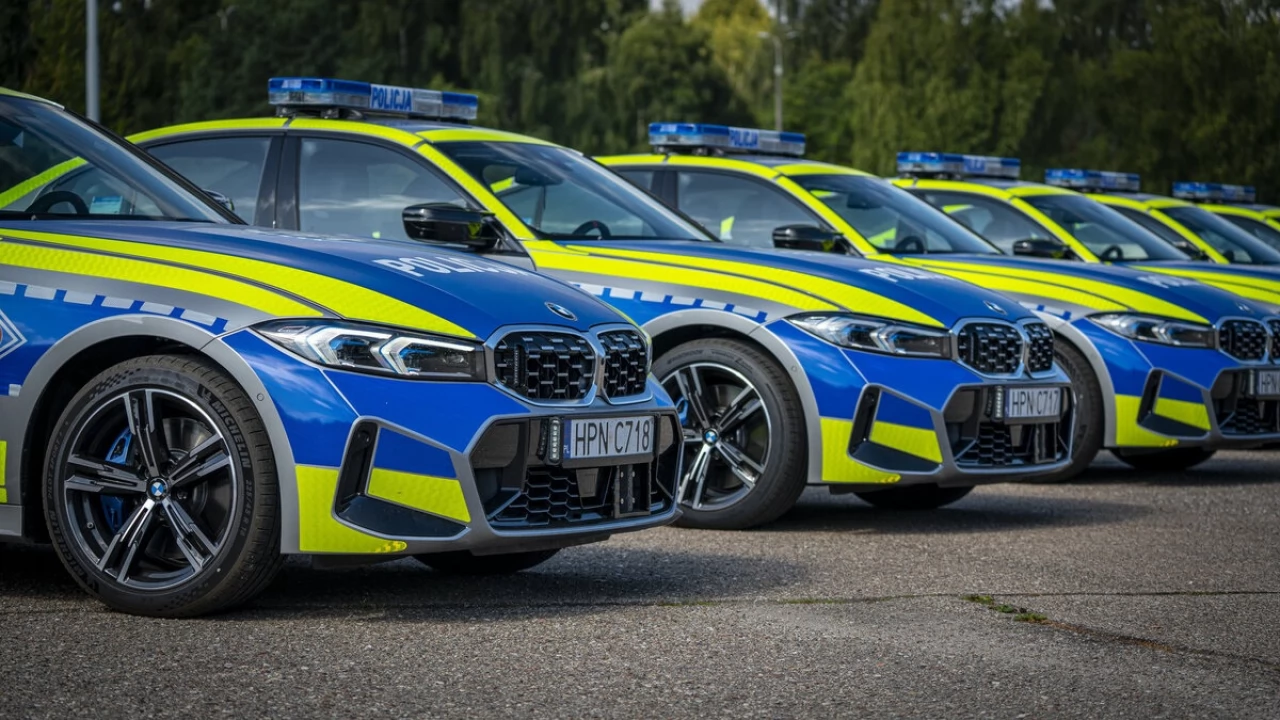 BMW z sześciocylindrowym silnikiem w rękach tczewskich policjantów