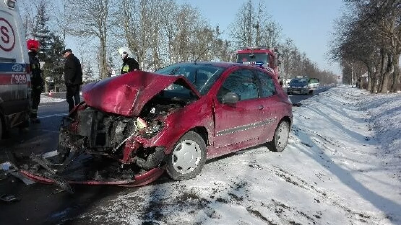 Wypadek na DK 91. Są ranni