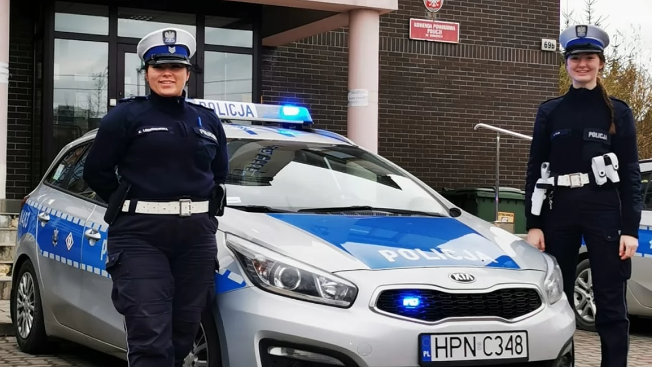 Policjantki na granicy pomogły kobiecie