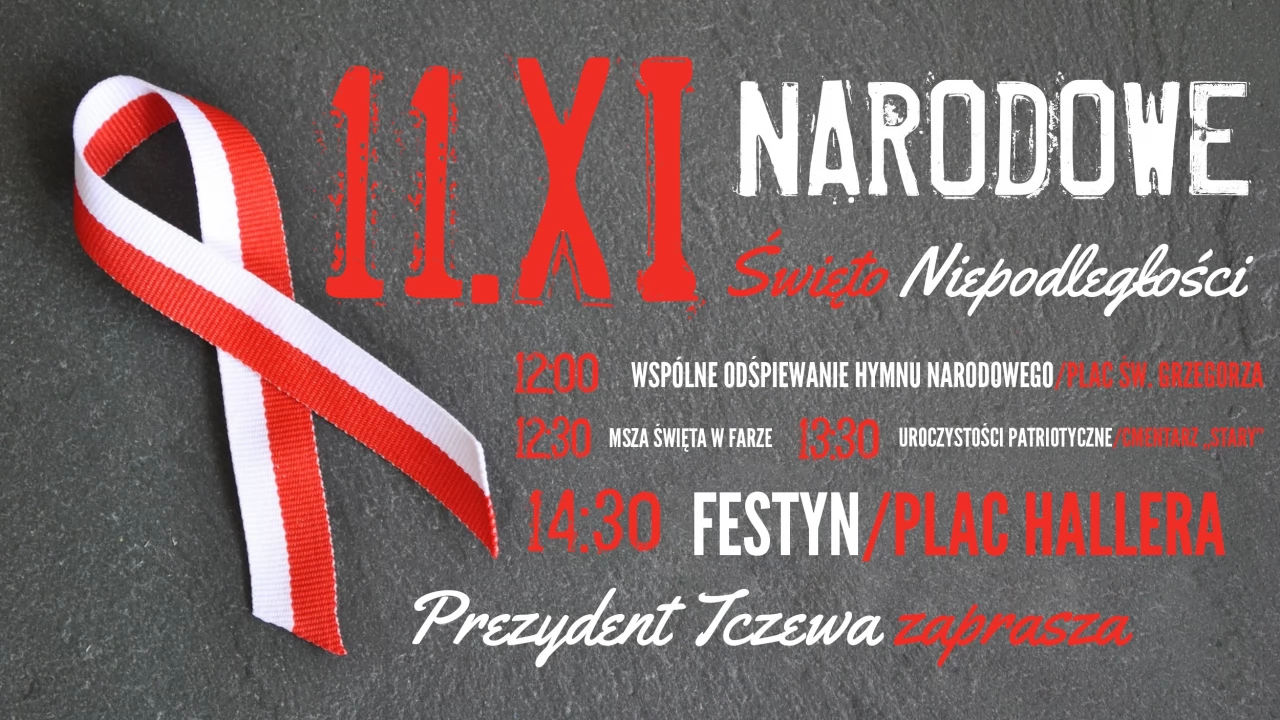 Święto Niepodległości. Sprawdź program w Tczewie i powiecie