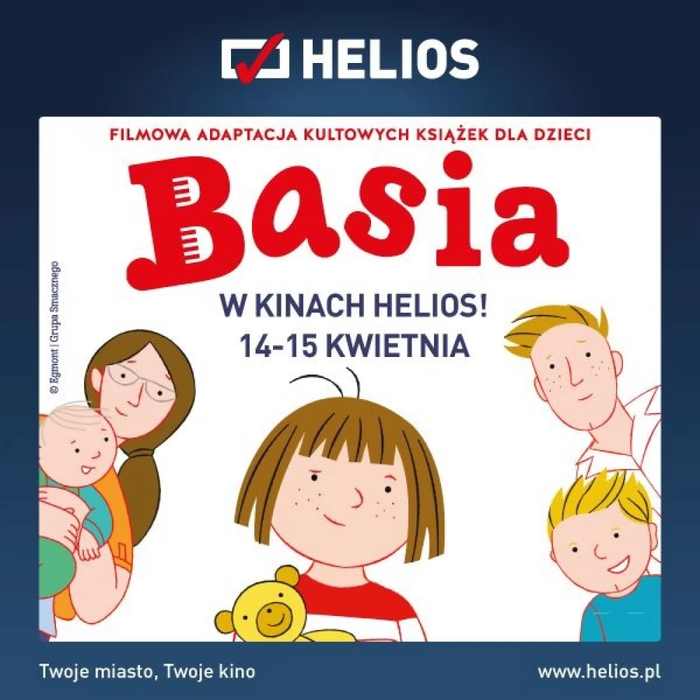Kino Helios w Tczewie zaprasza na rodzinne seanse z animacją "Basia"!