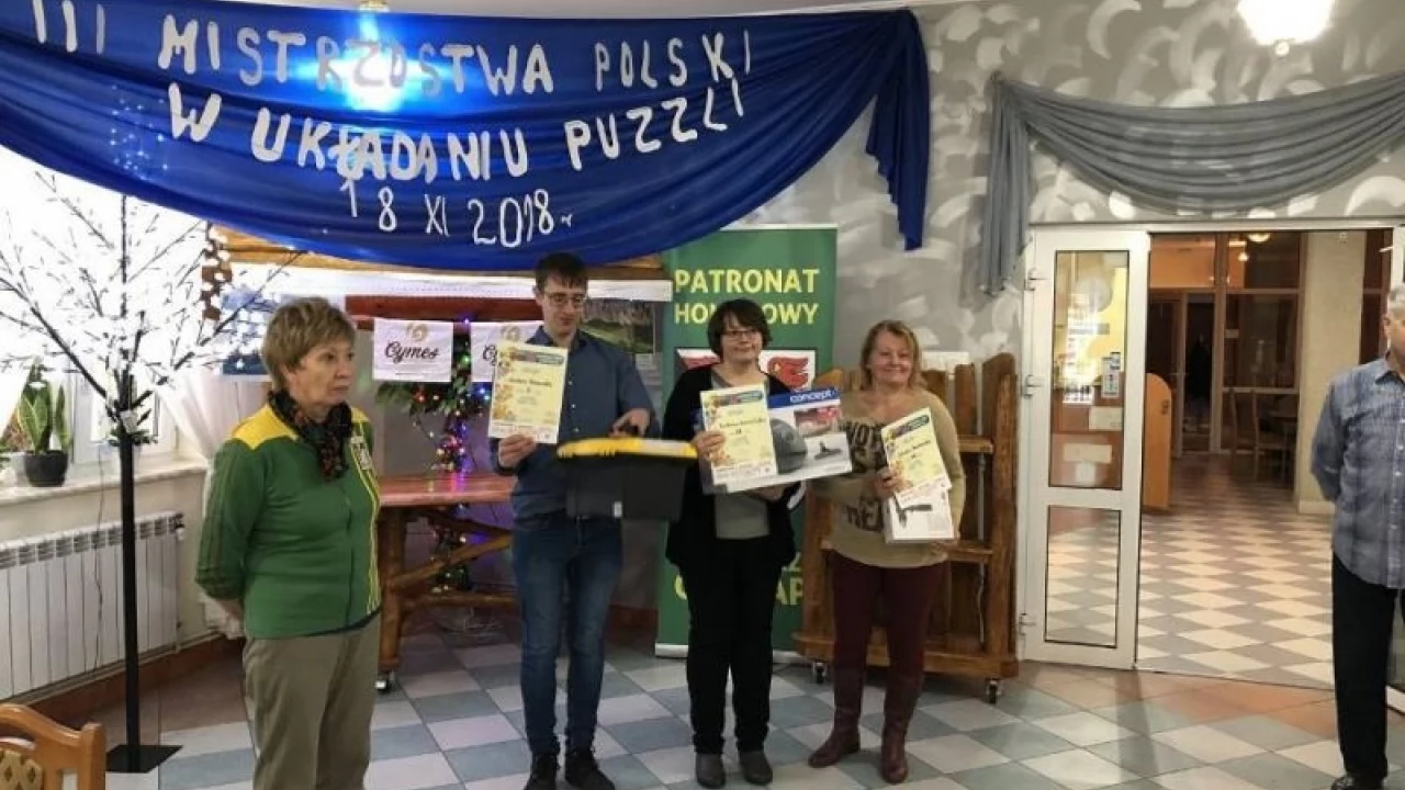Gniewianin mistrzem Polski w układaniu puzzli na czas