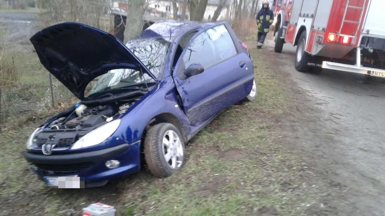 Dwa wypadki w wigilijne popołudnie na drogach powiatu tczewskiego