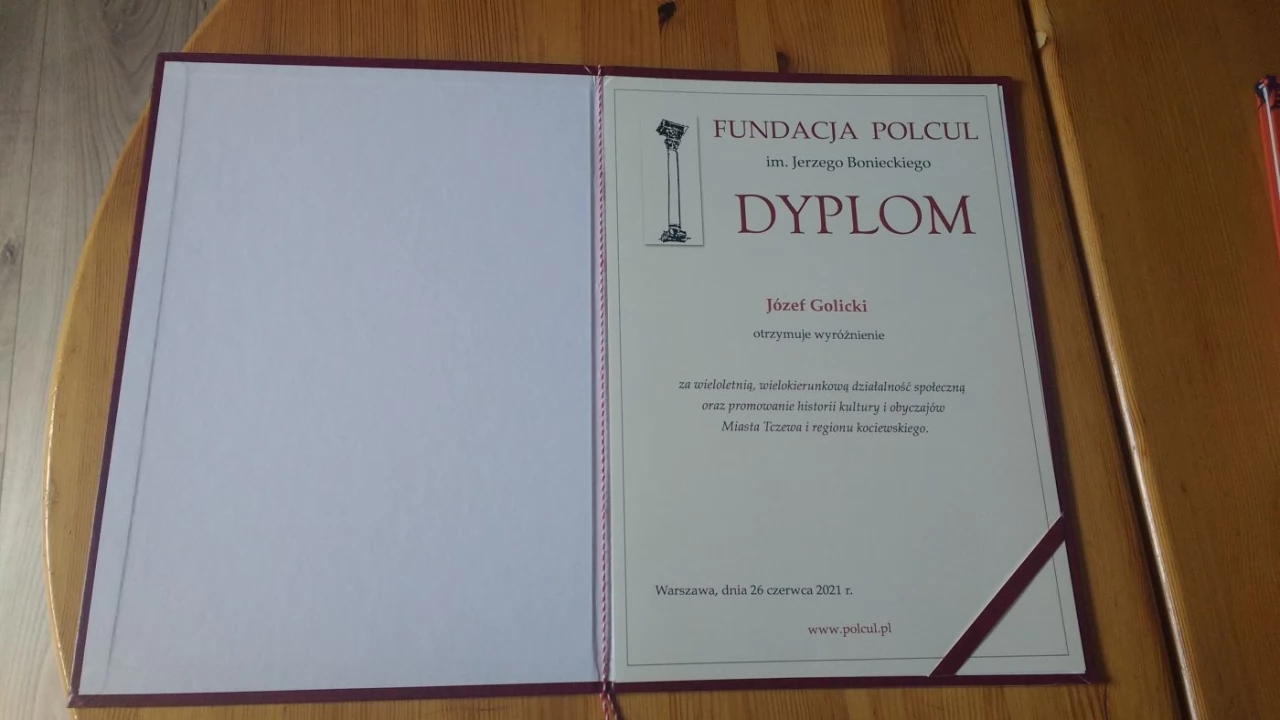 Tczewianin wyróżniony nagrodą fundacji POLCUL