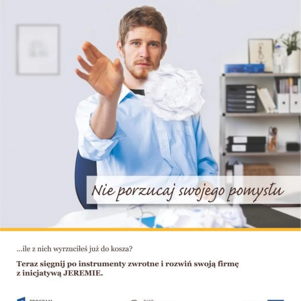 Sięgnij po instrumenty zwrotne i rozwiń swoją firmę z inicjatywą JEREMIE