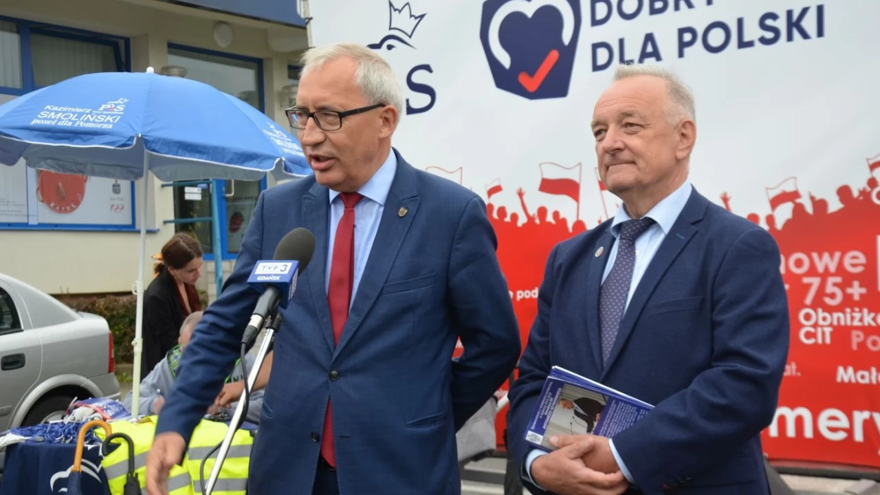 PiSbus i inauguracja kampanii w Tczewie. Partyjne hasło "Dobry czas dla Polski"
