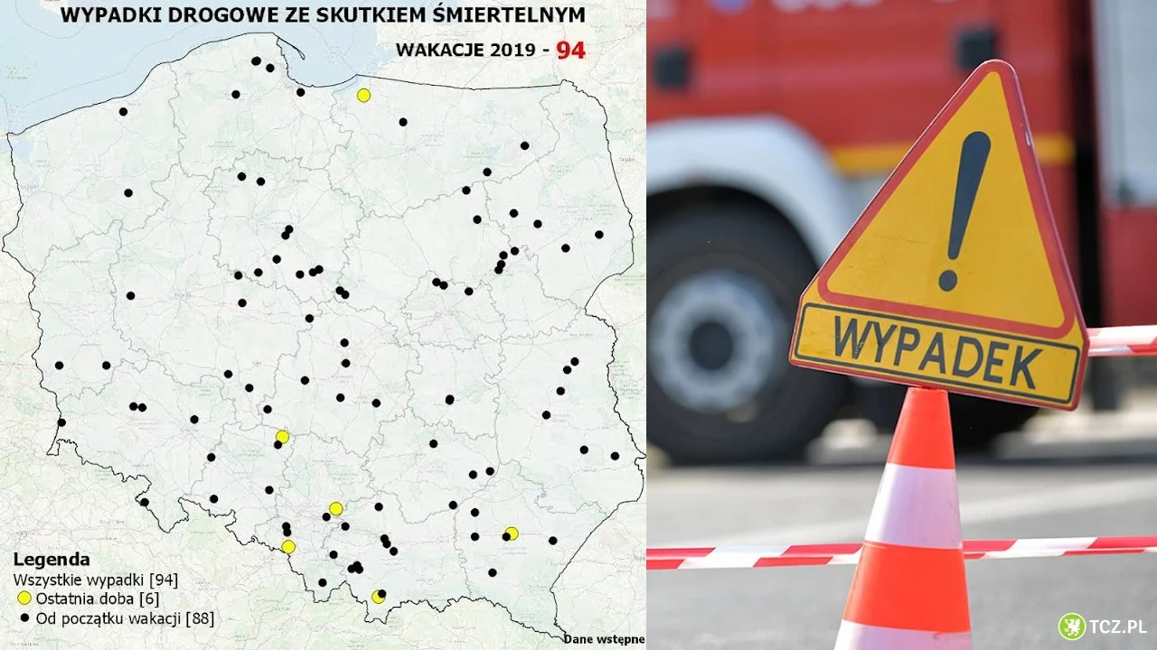 To ma zadziałać na wyobraźnię kierowców. Online sprawdzimy, gdzie właśnie ktoś zginął