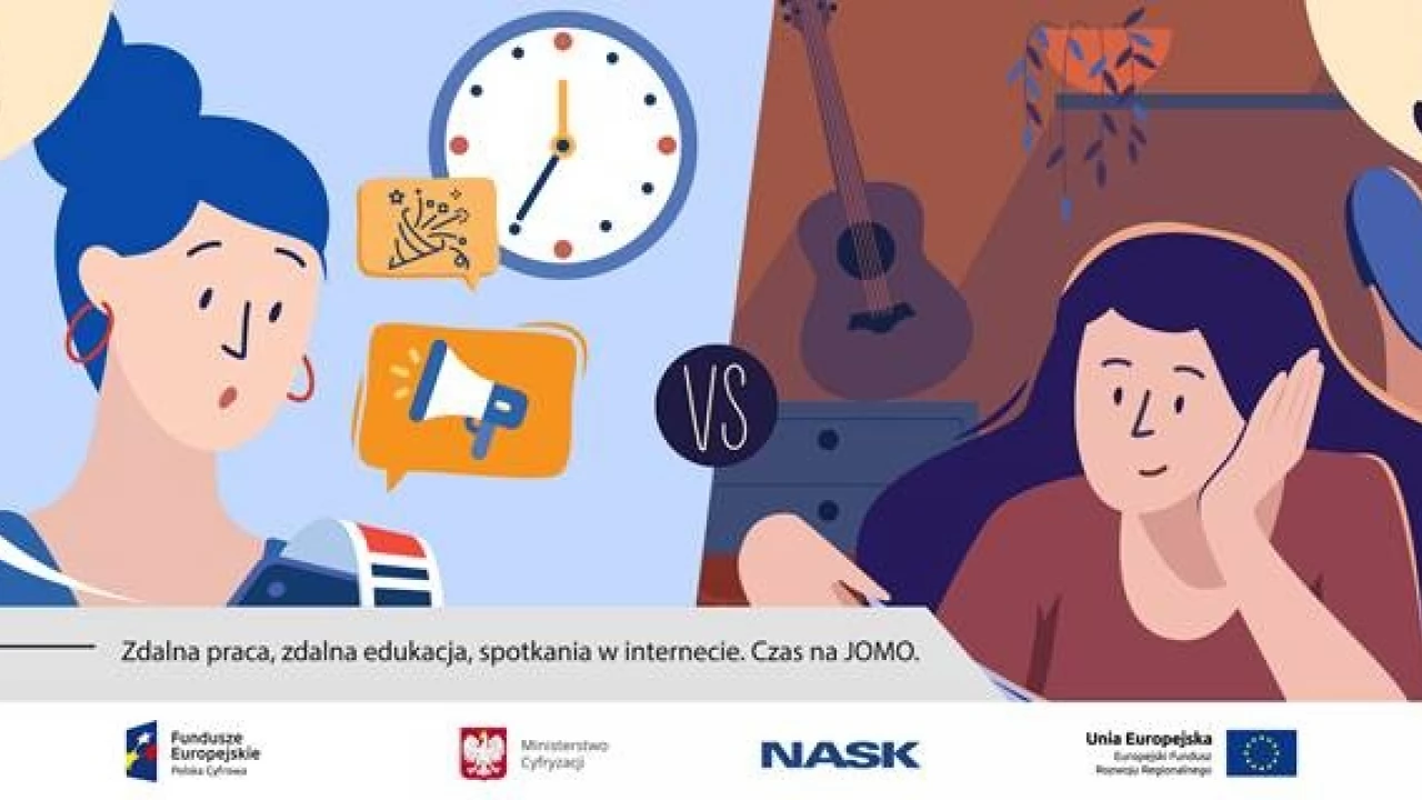 Zdalna praca, zdalna edukacja, spotkania w internecie. Czas na JOMO