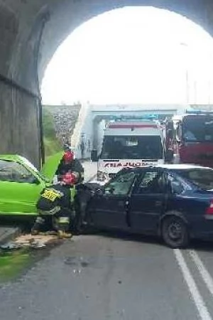 Wypadek na wjeździe do Tczewa